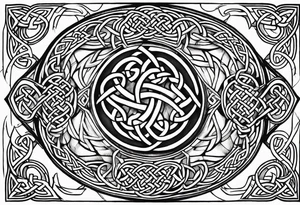 Celtic knots, background tattoo idea