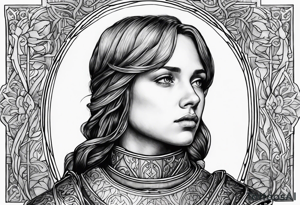 Joan of arc tattoo idea