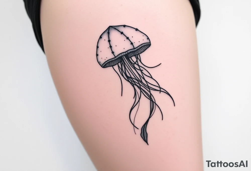 A big jellyfish tattoo tattoo idea