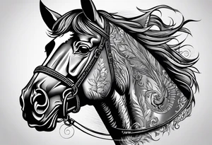 Cuervo en combate de frente a la carga tattoo idea