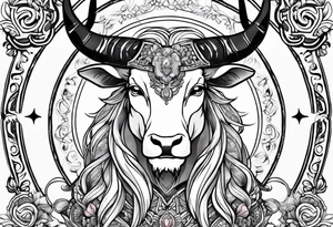 Anime Taurus tattoo idea