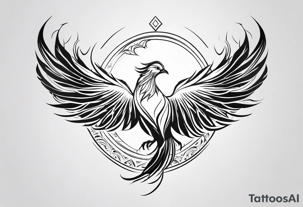 phoenix tattoo idea