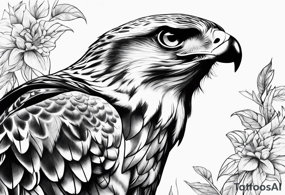 A Hawk tattoo idea