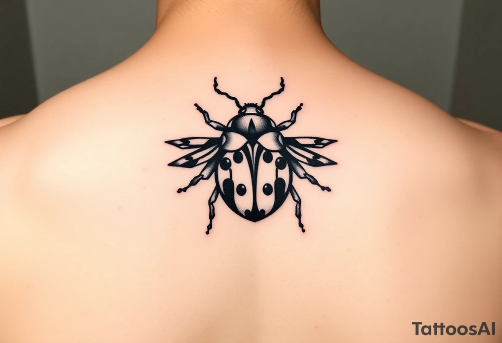 Gangster ladybug tattoo idea