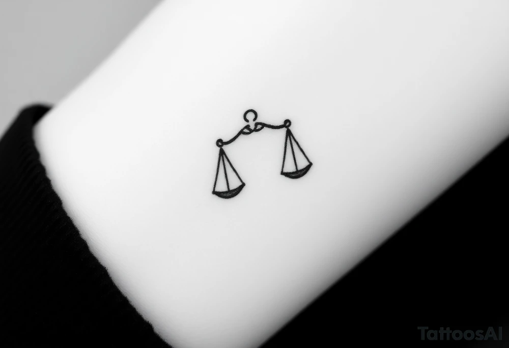 Libra stars tattoo idea