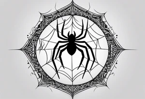 Minimalistic spider that looks like a scar tattoo idea
