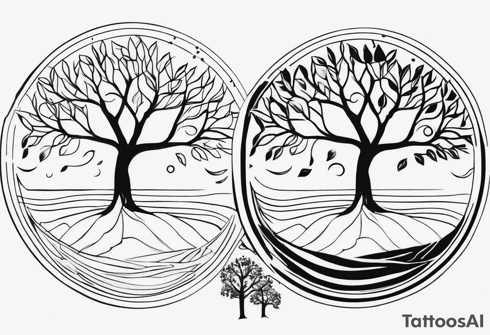 tree of life tattoo idea