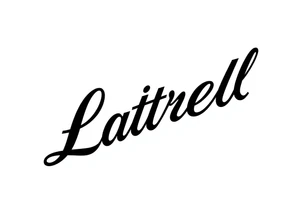 Chicano new school cursive style that says Latrell tattoo idea