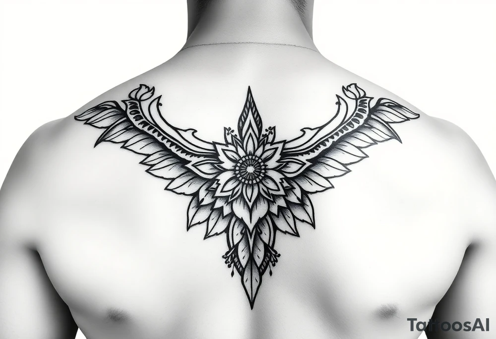 Kerala traditional tattoo for chest tattoo idea