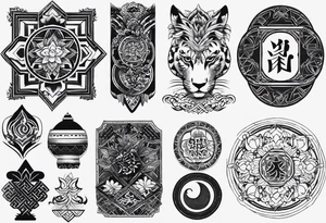 Tattoo: Symbols - MMVII (2005), MM (2000), MCMLXXXXVII (1997).


Style: Opt for a clean and bold black and white style tattoo idea