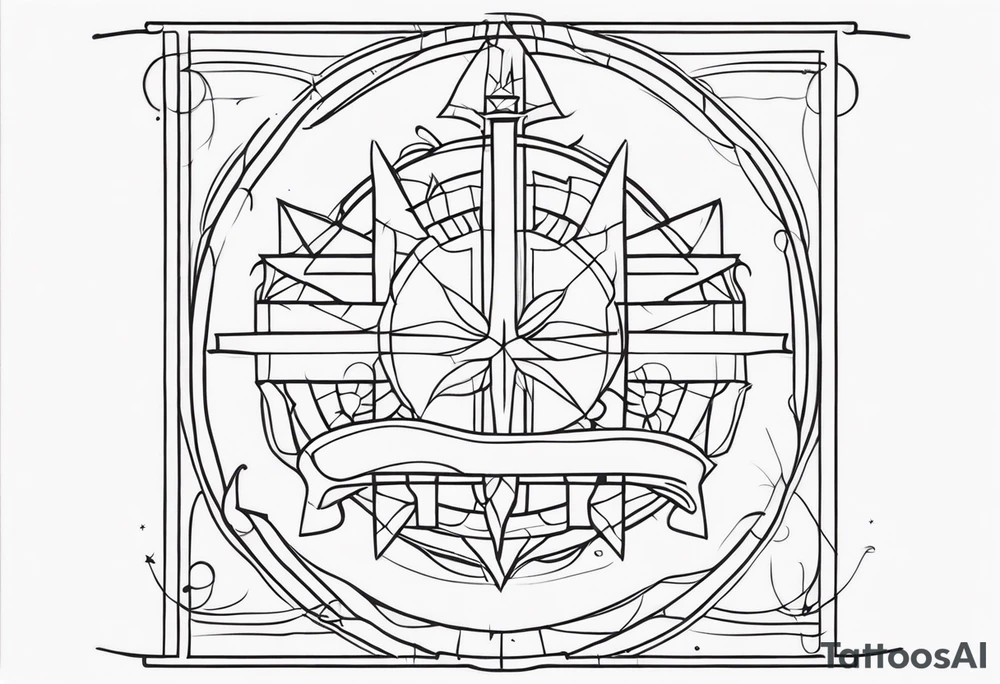 Paternal and biblical tattoo idea