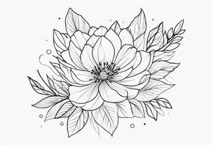 fine line floral tattoo for arm tattoo idea