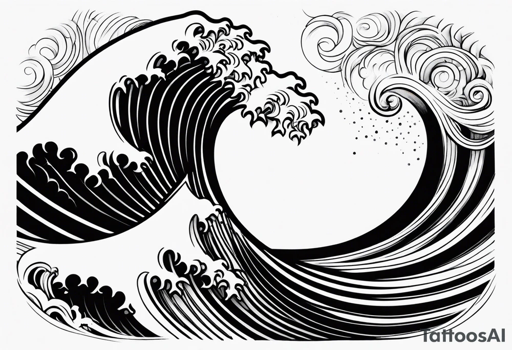 Wave number 41 tattoo idea