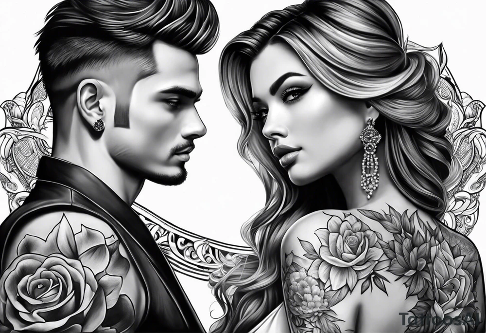 his and hers tattoo idea