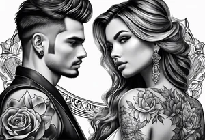 his and hers tattoo idea