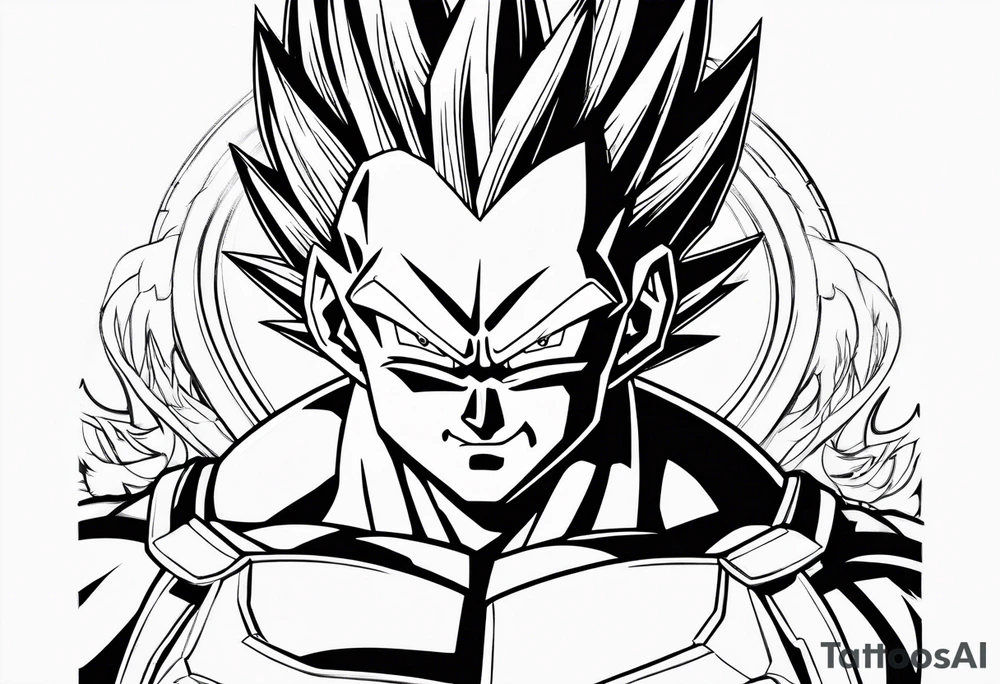 Kid vegeta tattoo idea