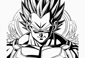 Kid vegeta tattoo idea