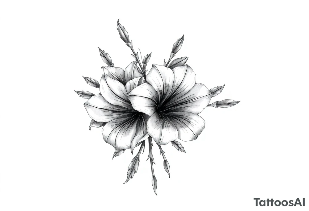 Gladiolus and naricuss flowers on forearm tattoo idea Gladiolus and naricuss flowers on forearm tattoo idea