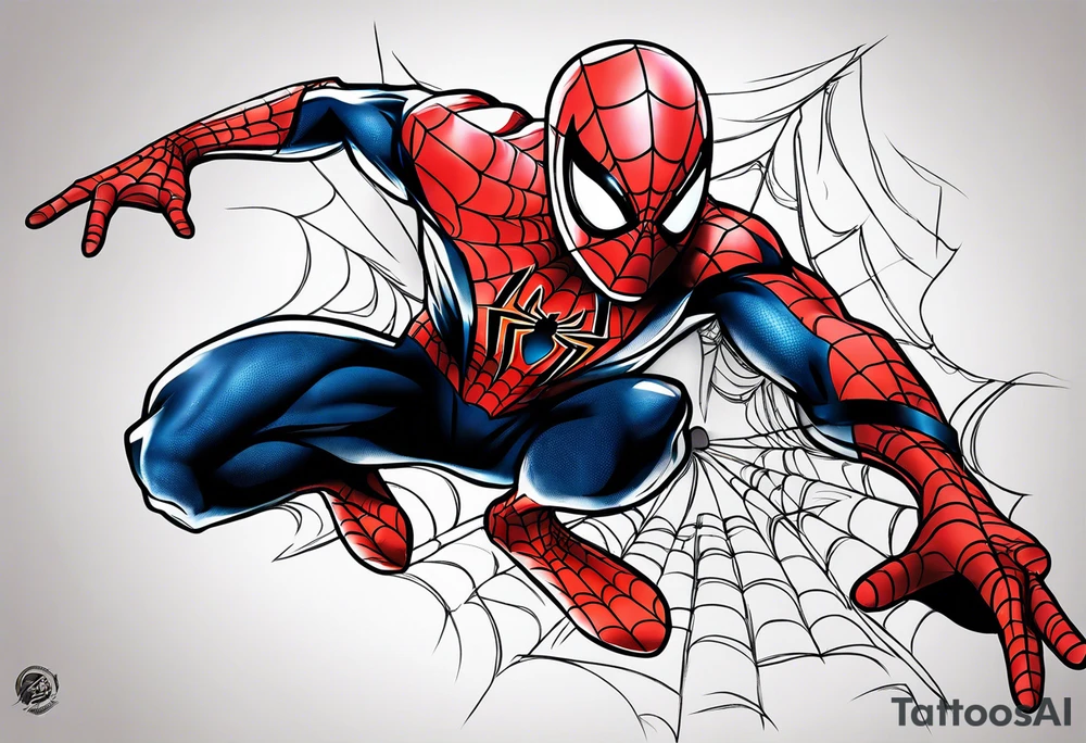 Spider-Man tattoo idea