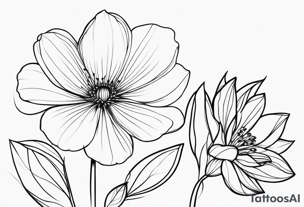 flowers tattoo idea