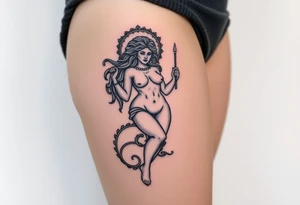 medusa greek goddess tattoo idea