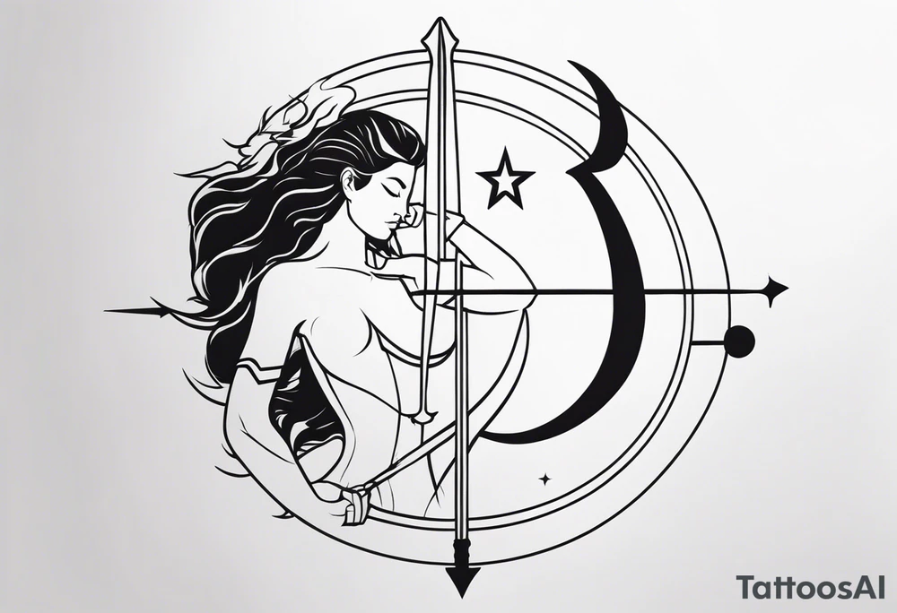 Sagittarius tattoo idea