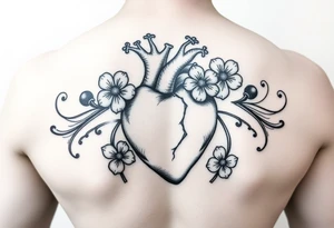 Heart with Shamrocks tattoo idea