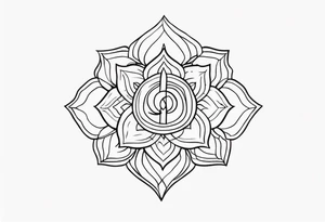 tiny tattoo kazhak inspired tattoo idea