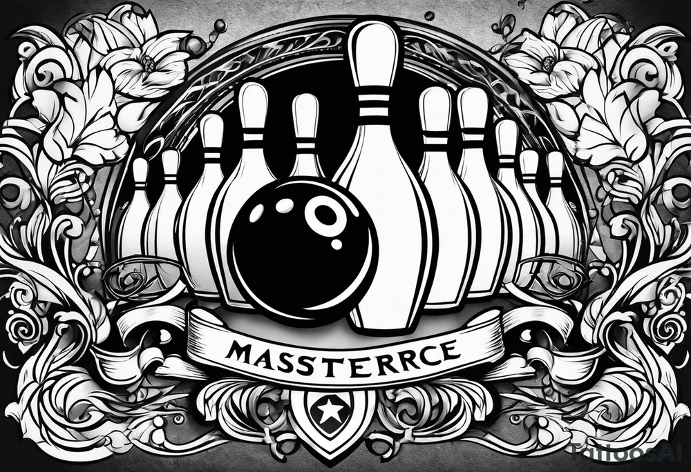 Bowling tattoo idea