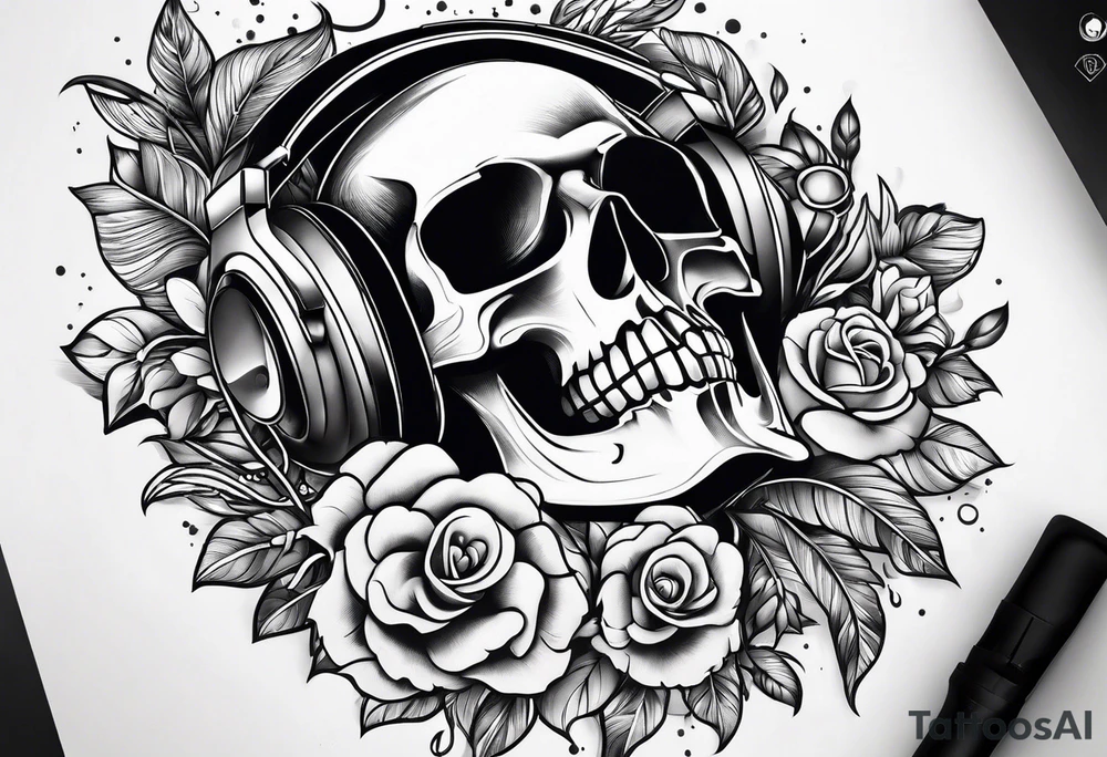Music is everything to me tattoo idea