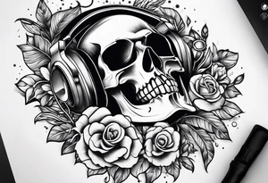 Music is everything to me tattoo idea