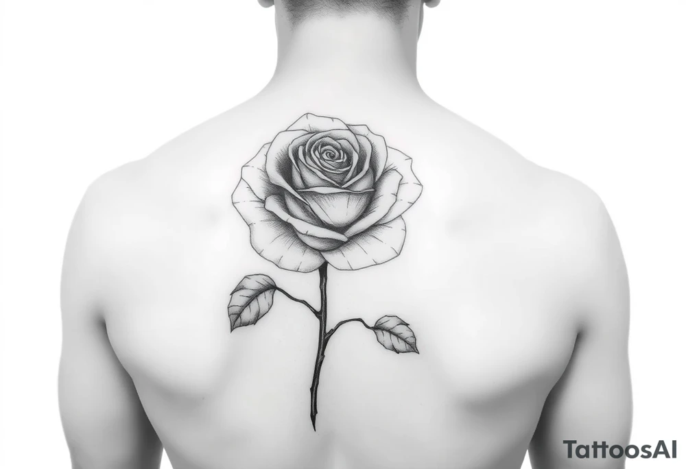 Rose tattoo idea