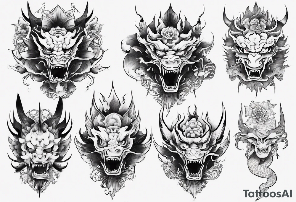 和彫りの龍　大きい tattoo idea