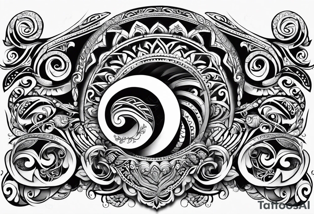 maori band for around an arm tattoo idea
