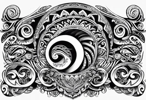 maori band for around an arm tattoo idea