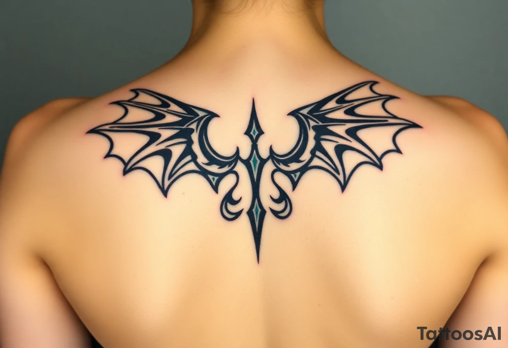 Dragon wings tattoo idea