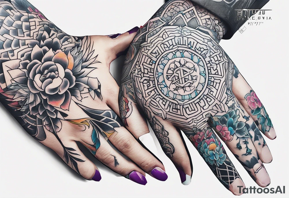 cyberpunk 2077, hand tattoo, tattoo idea