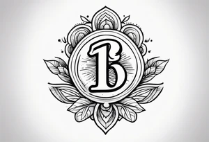 number "13" tattoo idea