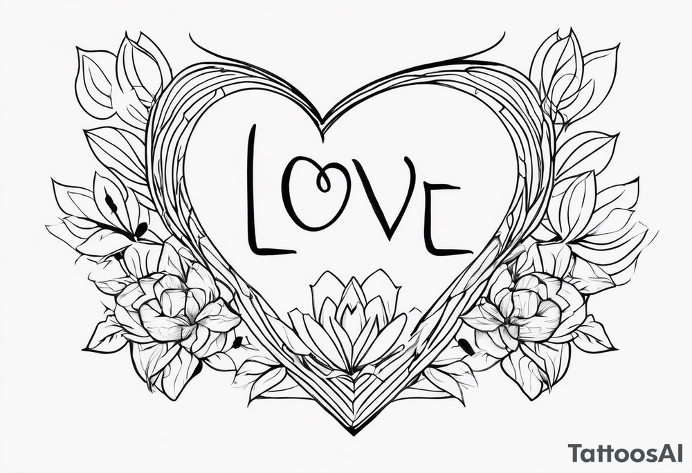 l , 8  , self love tattoo idea