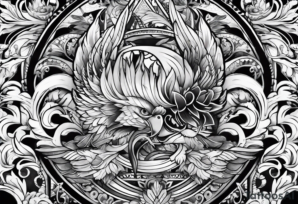 brochet qui saute tattoo idea