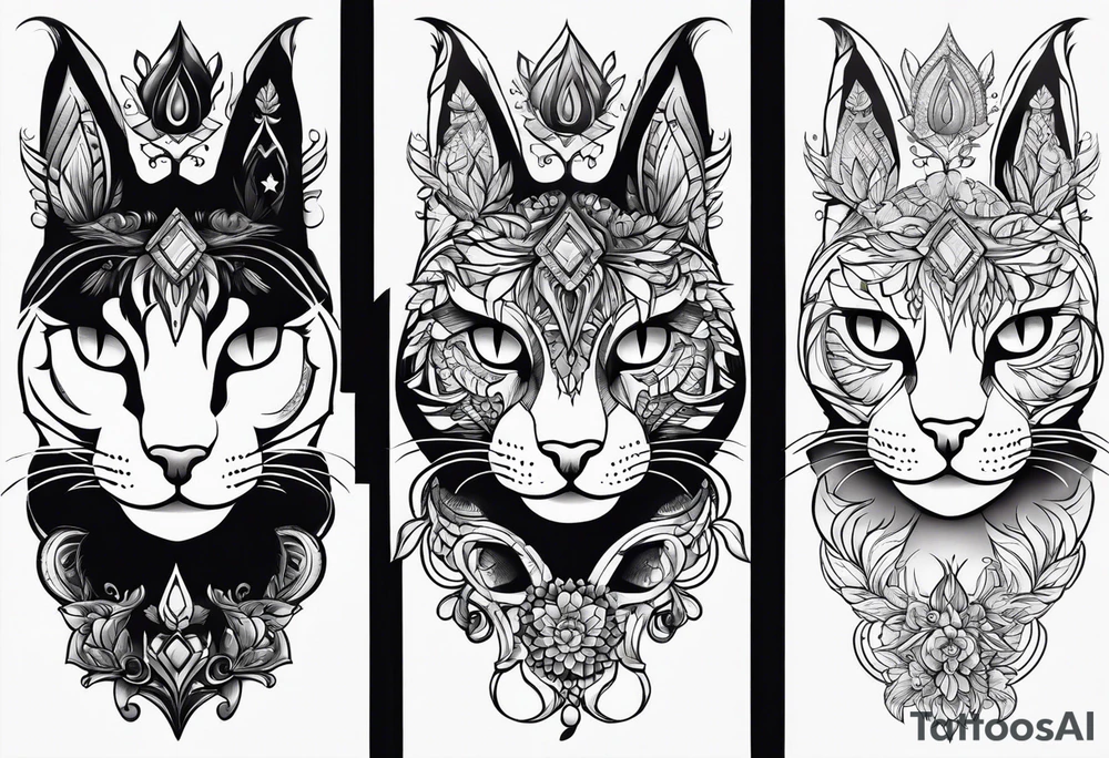 Cat tattoo idea