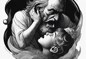 "Saturn Devouring His Son" by Francisco Goya tattoo idea