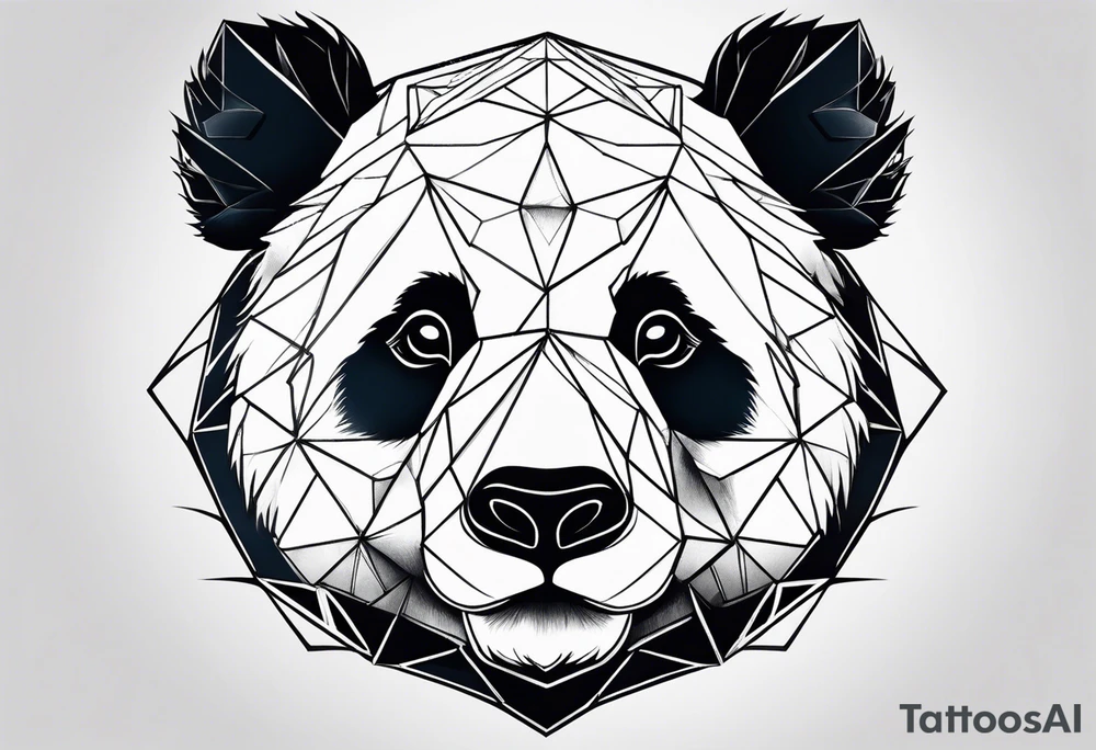 Panda tattoo idea