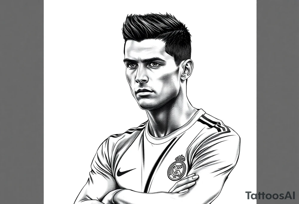 Cristiano Ronaldo tattoo idea