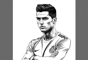 Cristiano Ronaldo tattoo idea