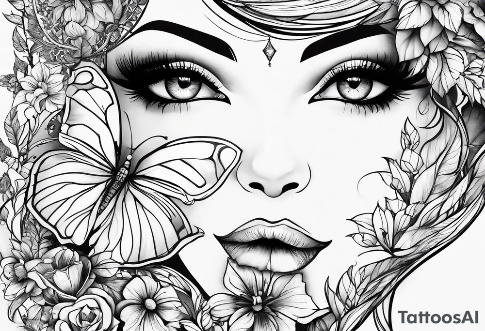 concept design, nature, no animals , no flowers tattoo idea concept design, nature, no animals , no flowers tattoo idea