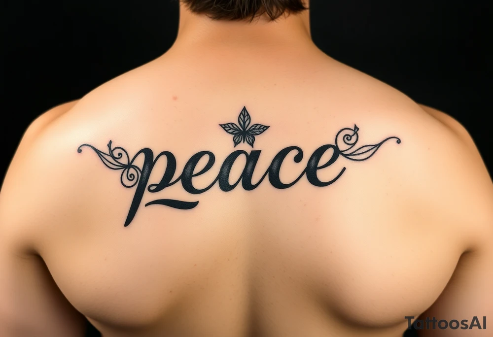 Tattoo about peace and love girly cute and small tattoo idea