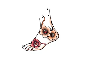 ankle tattoo on the ankle tattoo idea