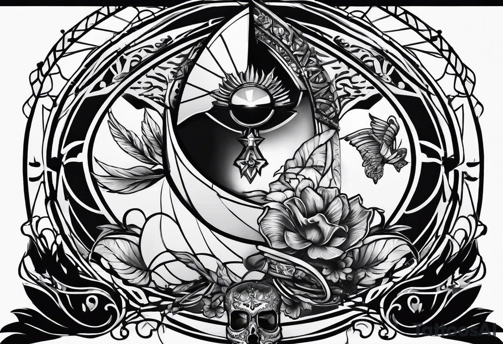rock stage tattoo idea