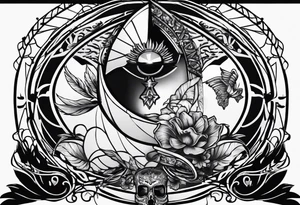 rock stage tattoo idea